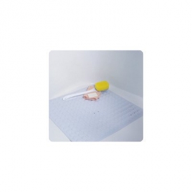 No-Skid, Cushioned Shower Mat With Drainage Holes