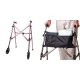 Able Life Space Saver Walker -Regal Rose + Organizer Pouch
