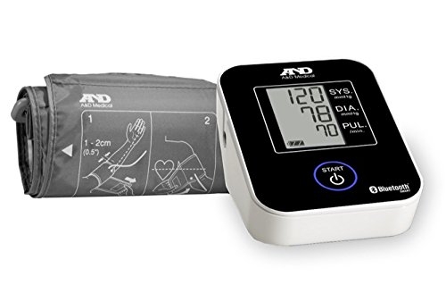 A&D Medical Upper Arm Blood Pressure Monitor with Bluetooth