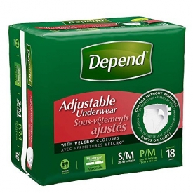 Depend Adjustable Underwear Case