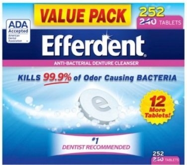 Effervescent Denture Cleanser Tablets
