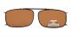 Eyekepper Metal Frame Rim Polarized Lens Clip On Sunglasses