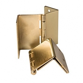 Expandable Offset Door Hinges Brass