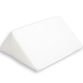 Hermell Knee Rest Wedge Cushion, White 24 x 11 x 15 inch