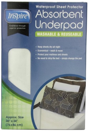 Inspire Waterproof Sheet Protector Absorbent Underpad