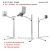 MagicHold 3 in 1 360º Rotating Height Adjusting Laptop Stand
