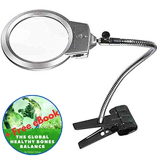 Magnifier with Light Desk Led Lamp