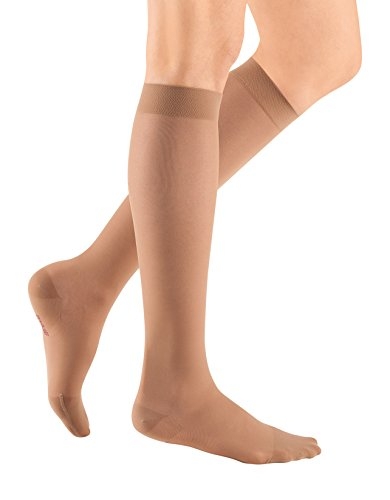 mediven sheer & soft, 30-40 mmHg, Calf High Compression Stockings, Closed Toe