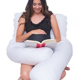 U Shape Body Pillow – White Case