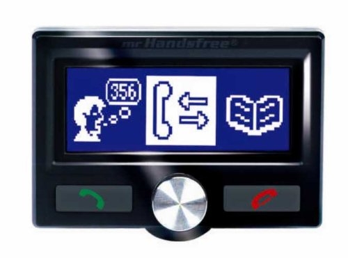 Mr Handsfree Blue Compact Bluetooth Car Kit – Black