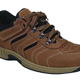 Orthofeet Shreveport Mens Tie-Less Lace Orthopedic Hiking Shoes