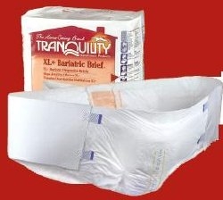 Tranquility Bariatric Disposable Briefs XL+
